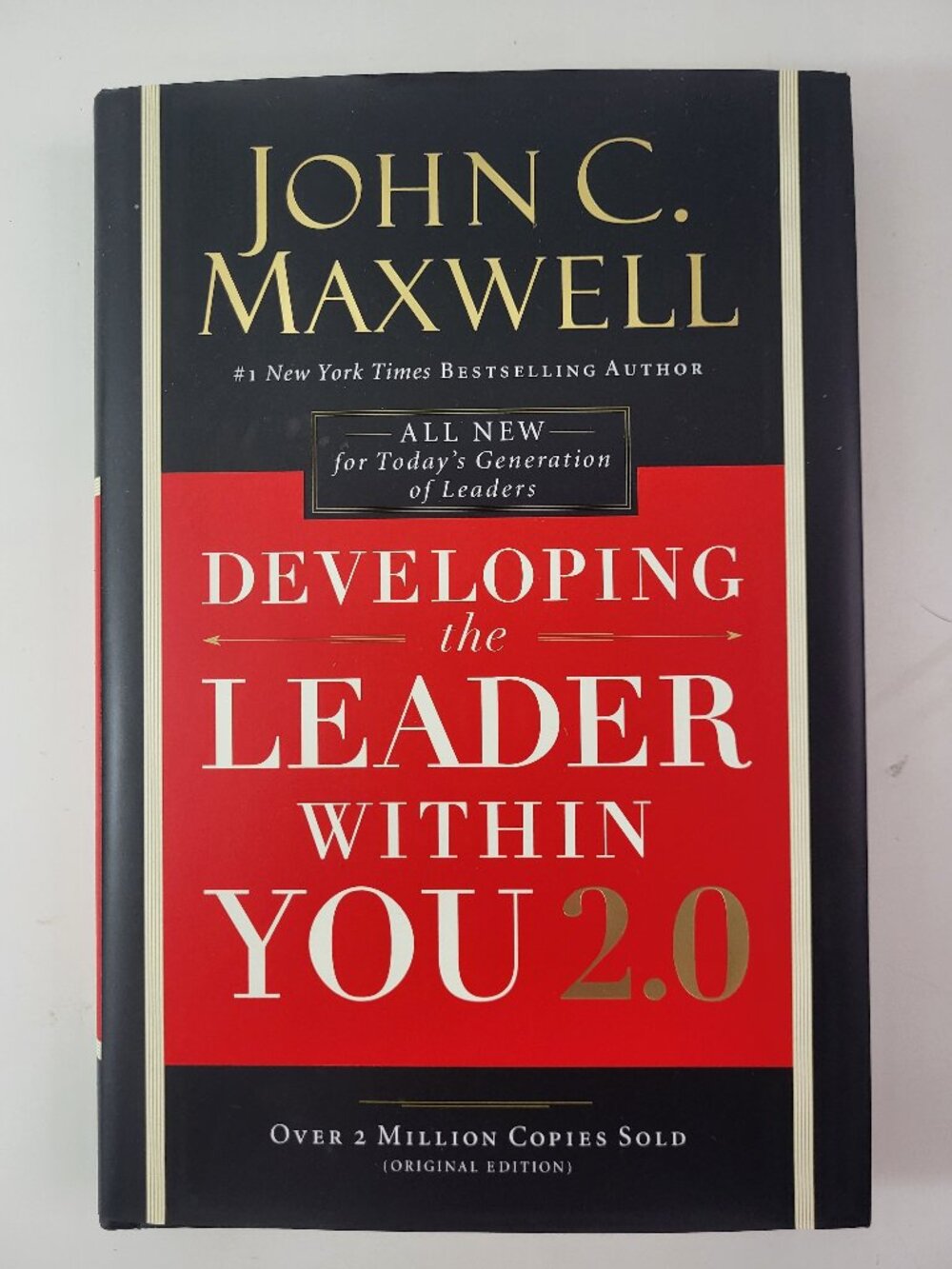 Developing the Leader Within You 2.0 by John C. Maxwell Signed Hardcover